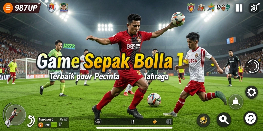 Gameplay <strong>987UP</strong> yang menarik dan mendebarkan saat bermain sepak bola.