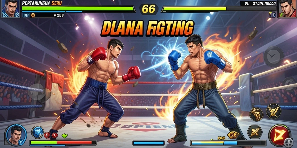 Gameplay seru API66 dengan pertarungan yang intens.