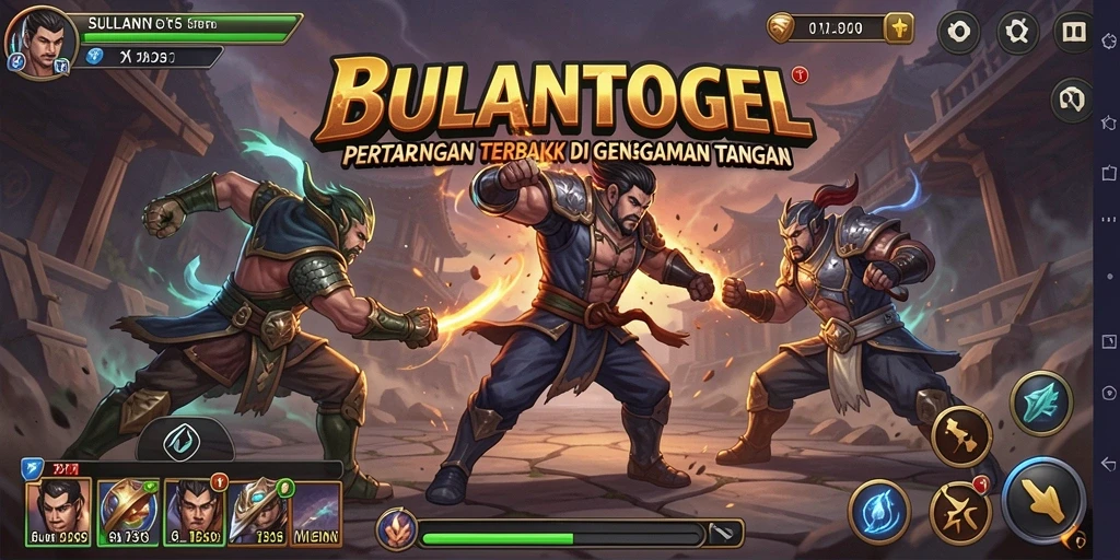 Tampilan gameplay seru di BULANTOGEL dengan pertarungan memikat.