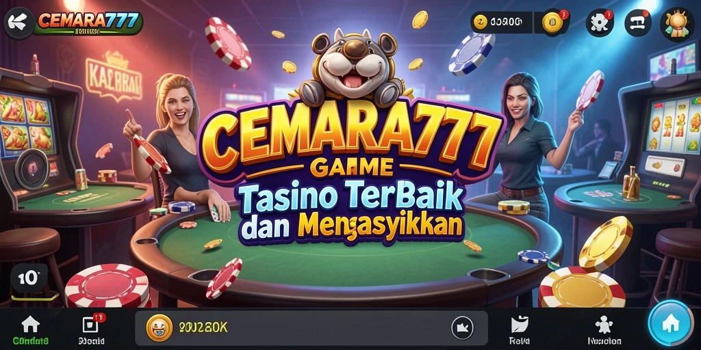Tampilan sinematik permainan Kasino CEMARA777 dengan berbagai pilihan menarik.