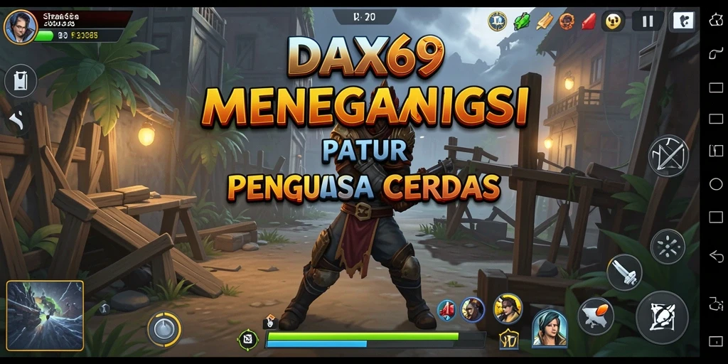 Tampilan gameplay DAX69 yang mendebarkan dalam aksi strategi.