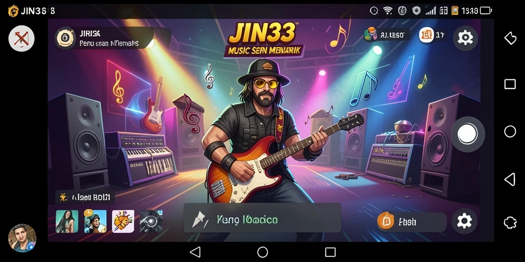 Gameplay JIN33 yang menakjubkan dengan berbagai efek visual.