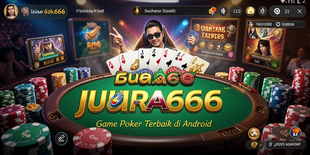 Tampilan gameplay seru di JUARA666 saat bermain Poker.