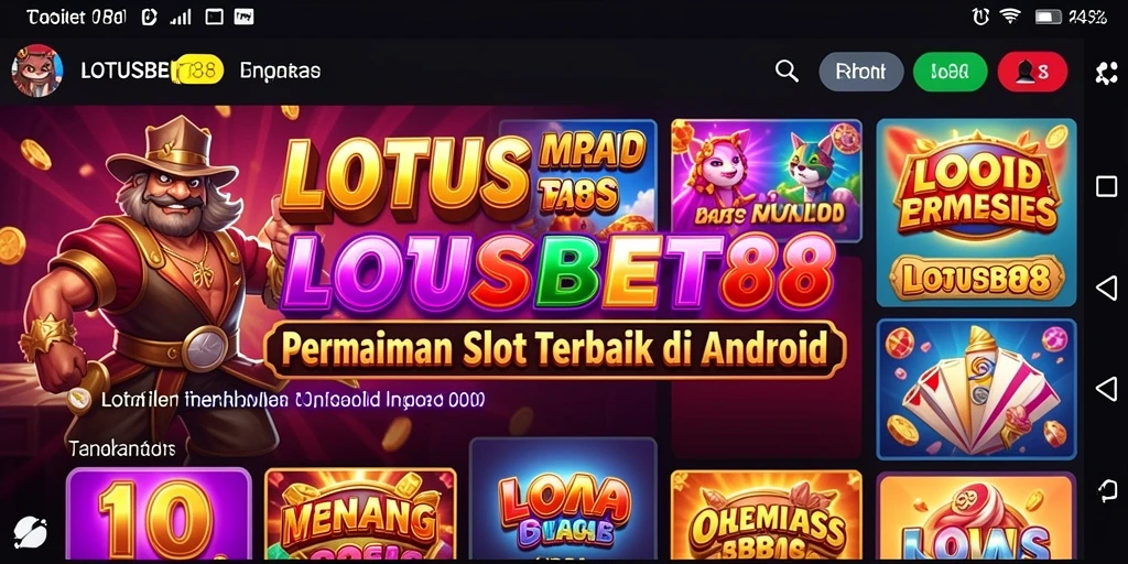Tampilan menarik dari gameplay LOTUSBET88 yang menggugah selera.
