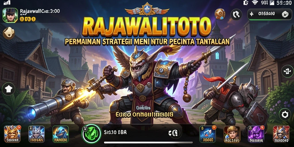 Tampilan gameplay RAJAWALITOTO yang mendebarkan dan penuh taktik.