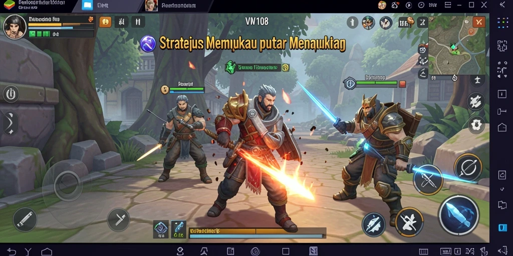 Tampilan gameplay <strong>VW108</strong> yang menegangkan dan penuh strategi.